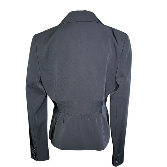 NINE WEST black two button blazer size 8P - Picture 11 of 13